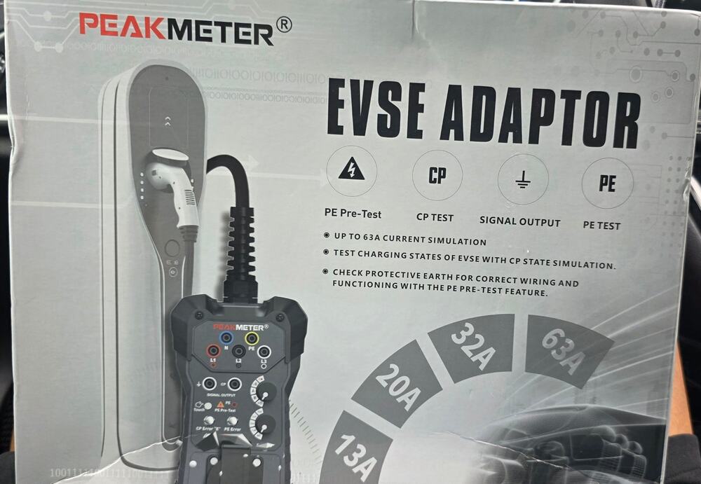 PM701E Advanced EVSE Charging Station Adapter / Tester – New Open Box.